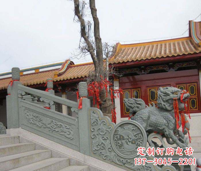 宁波寺庙景观仿古石栏板