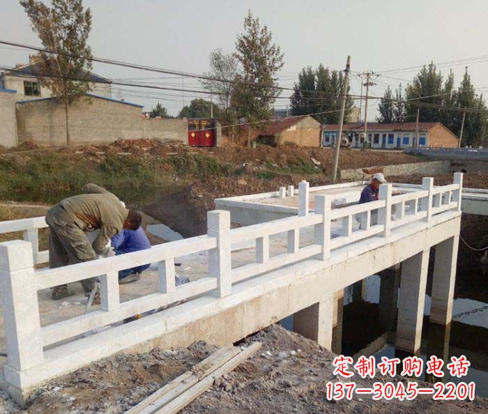 宁波寺庙景观汉白玉栏板石雕