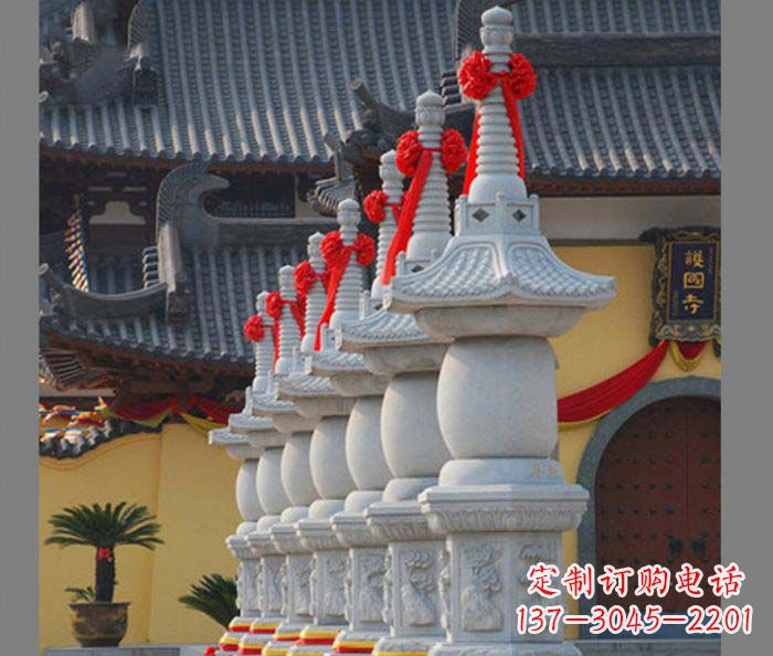 宁波寺庙景观舍利塔石雕