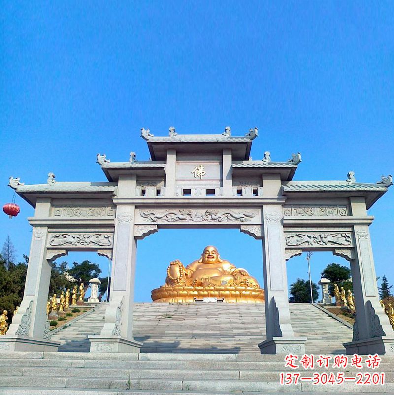 宁波寺庙石雕牌坊