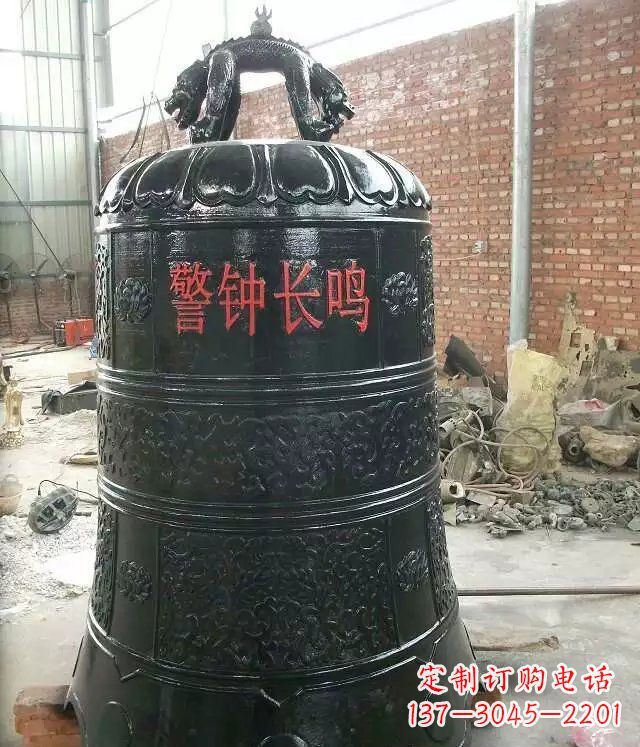 宁波寺庙铸铜钟铜雕 (4)