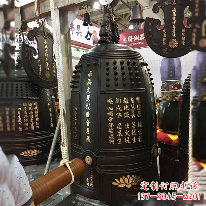 宁波寺院挂钟铜雕塑