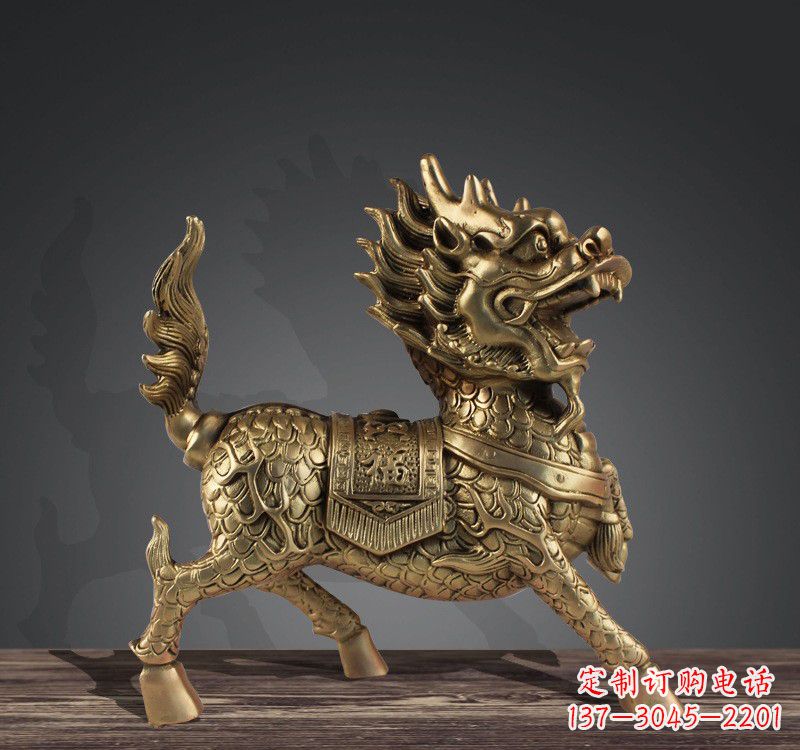宁波送福铜麒麟
