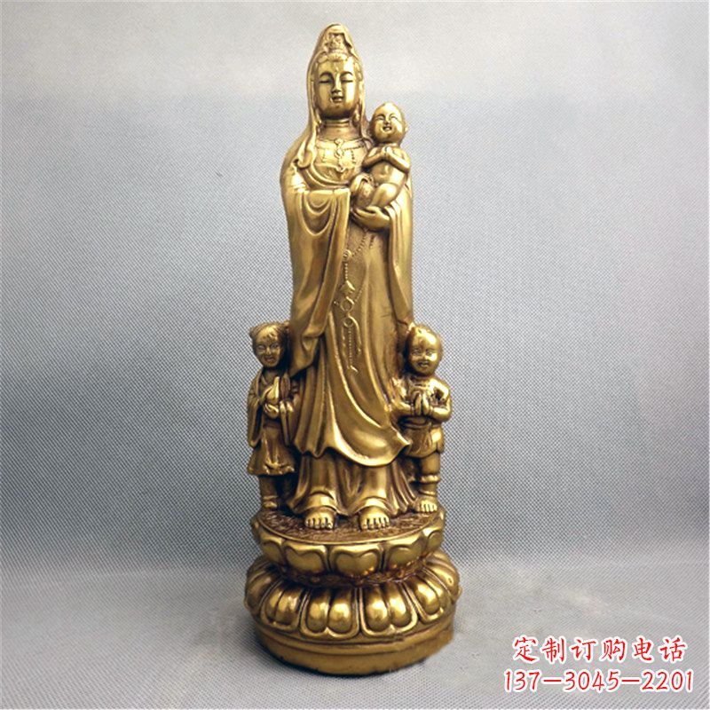 宁波送子观音纯铜雕塑