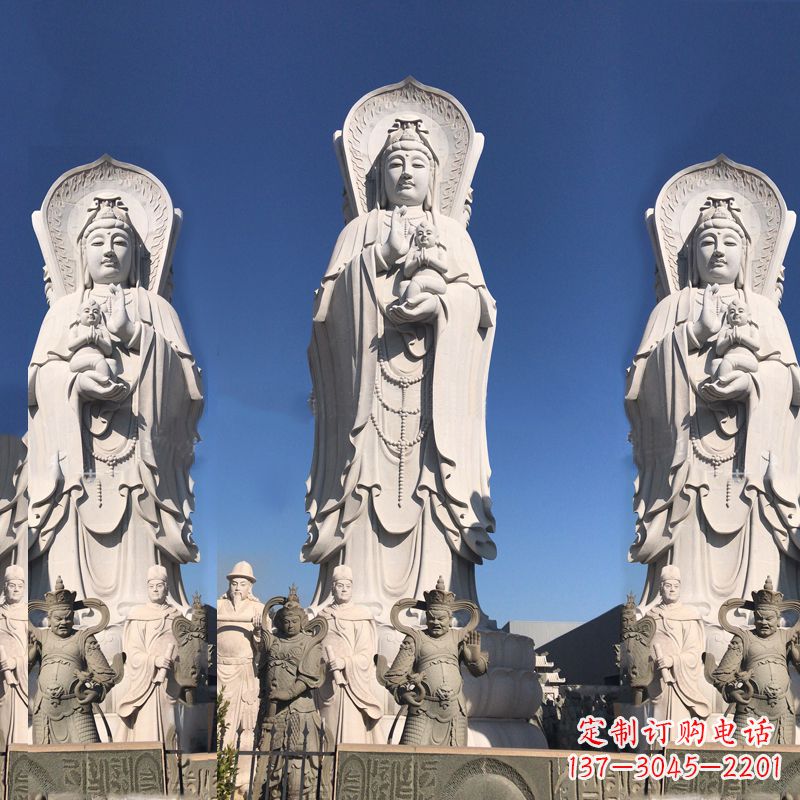 宁波送子观音大型石雕塑