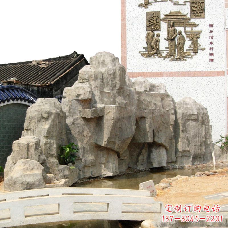 宁波塑石假山雕塑