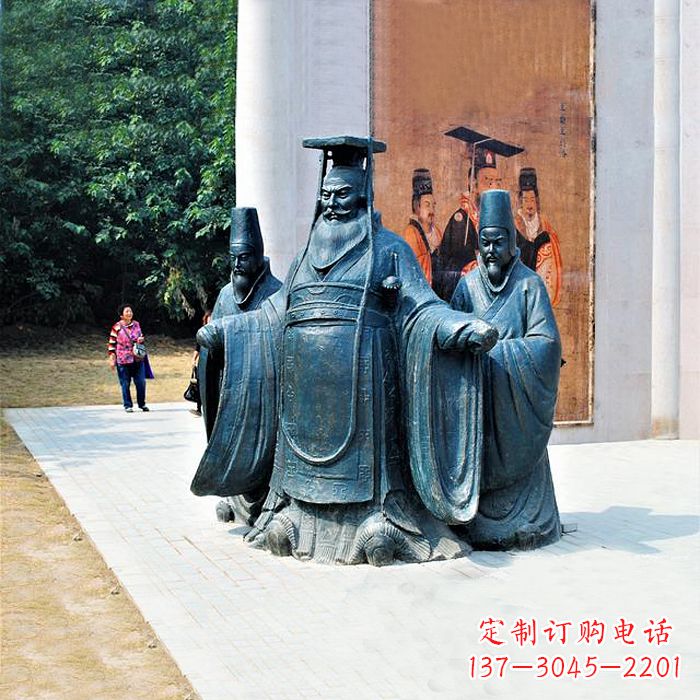 宁波隋文帝杨坚景观雕塑