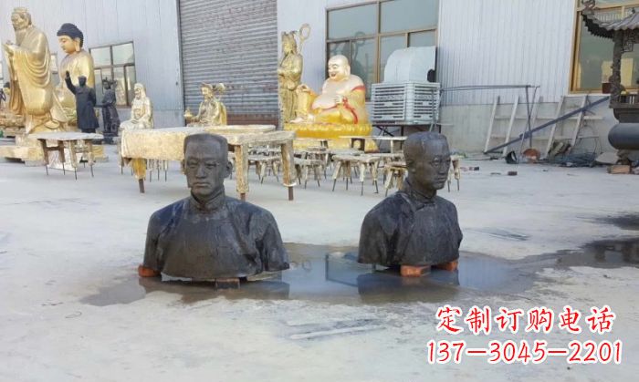 宁波陶行知半身像铜雕