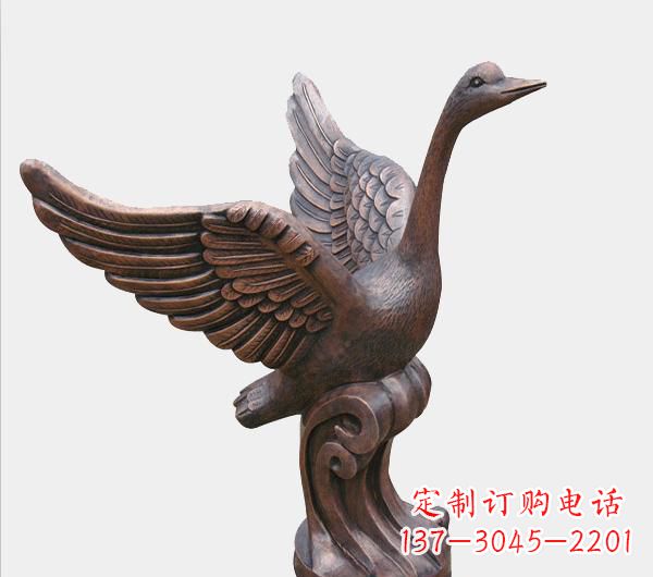 宁波天鹅锻铜雕塑