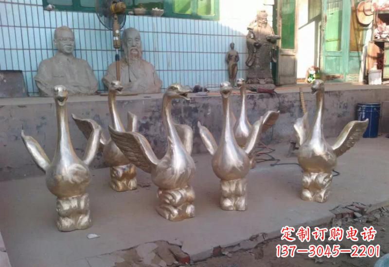 宁波天鹅喷泉雕塑