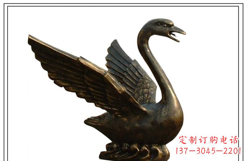 宁波天鹅喷泉铜雕