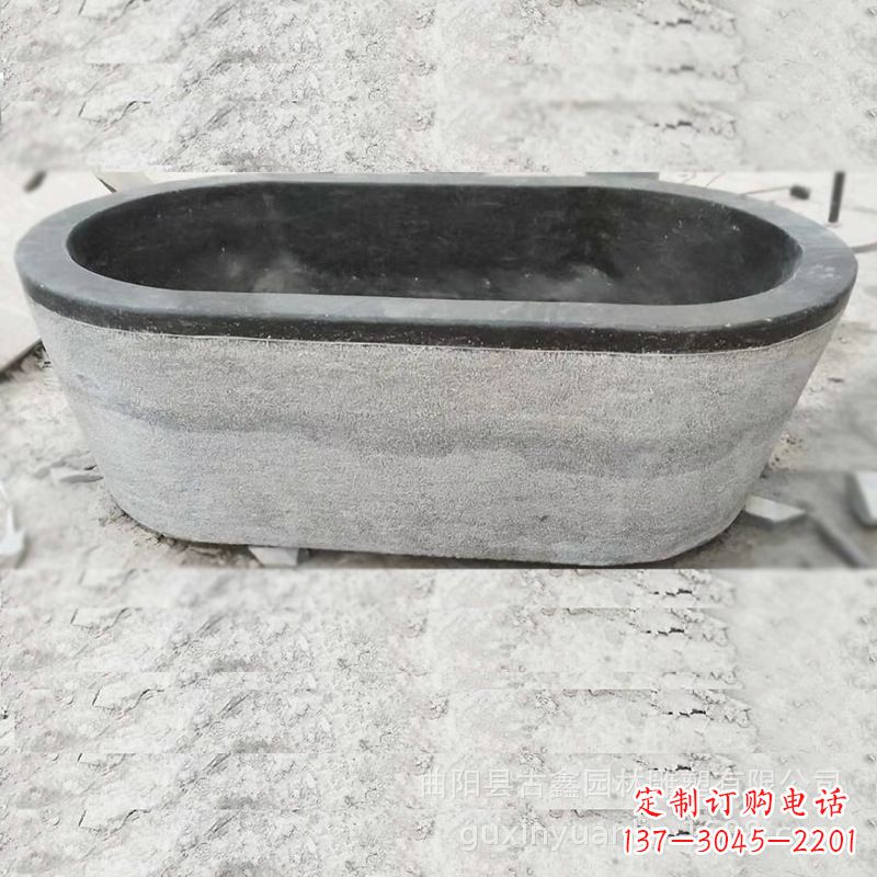 宁波庭院养鱼石雕水槽