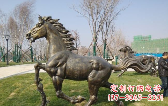 宁波铜雕奔马