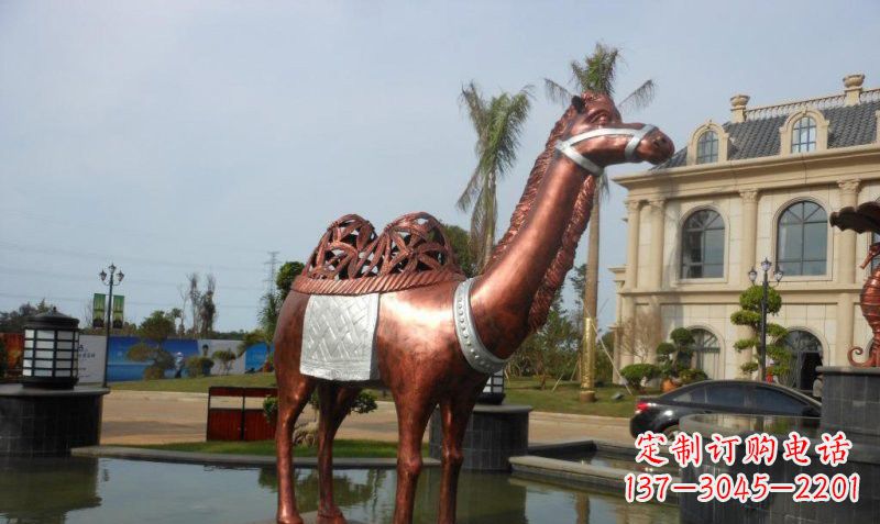 宁波铜雕抽象骆驼