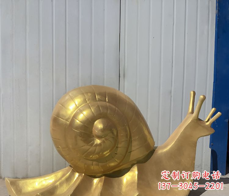 宁波铜雕创意蜗牛雕塑