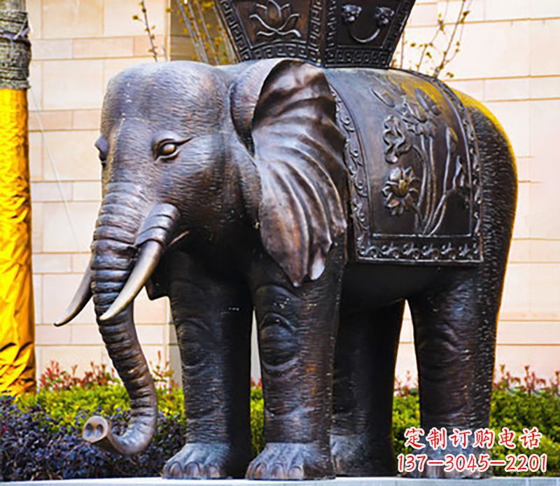 宁波铜雕大象