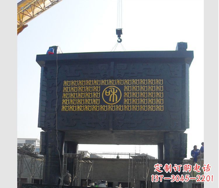 宁波铜雕大型鼎盛香炉