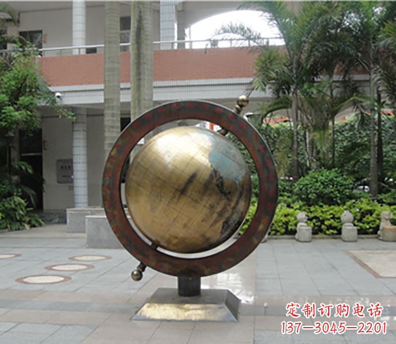 宁波铜雕地球仪