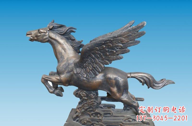 宁波铜雕飞马222