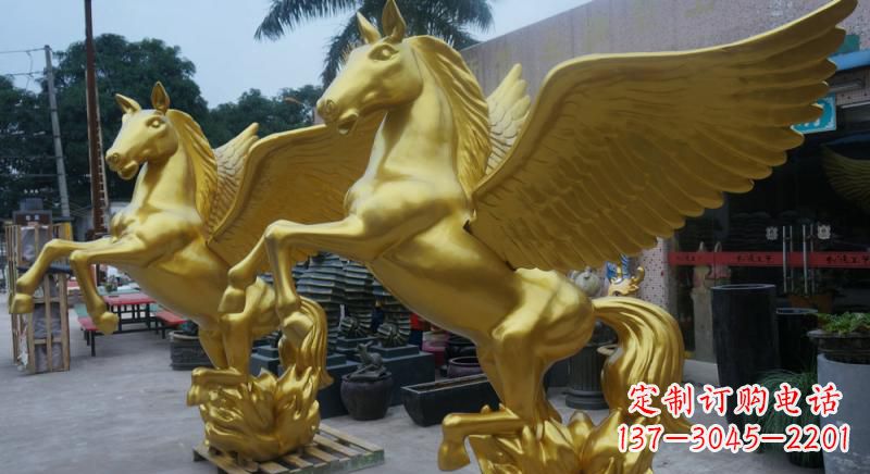 宁波铜雕飞马