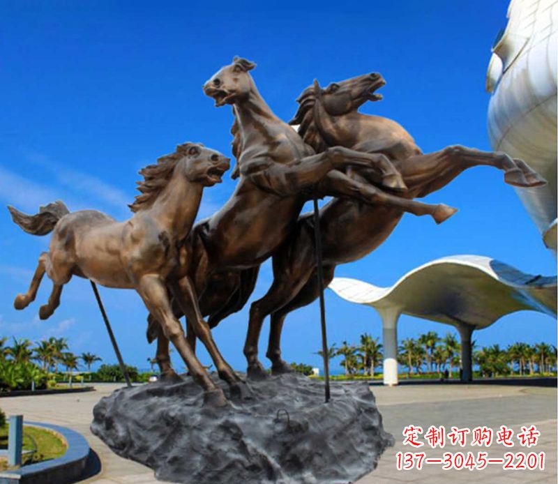 宁波铜雕飞马广场动物雕塑