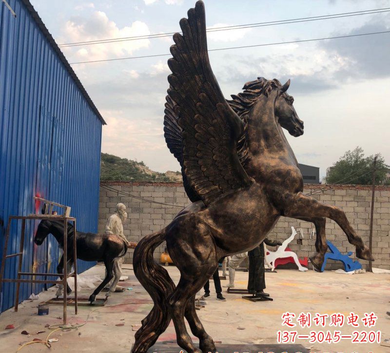 宁波铜雕飞马雕塑