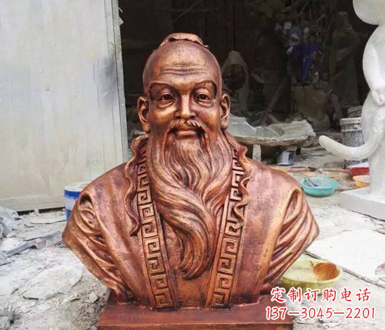 宁波铜雕古代孙思邈人物雕塑