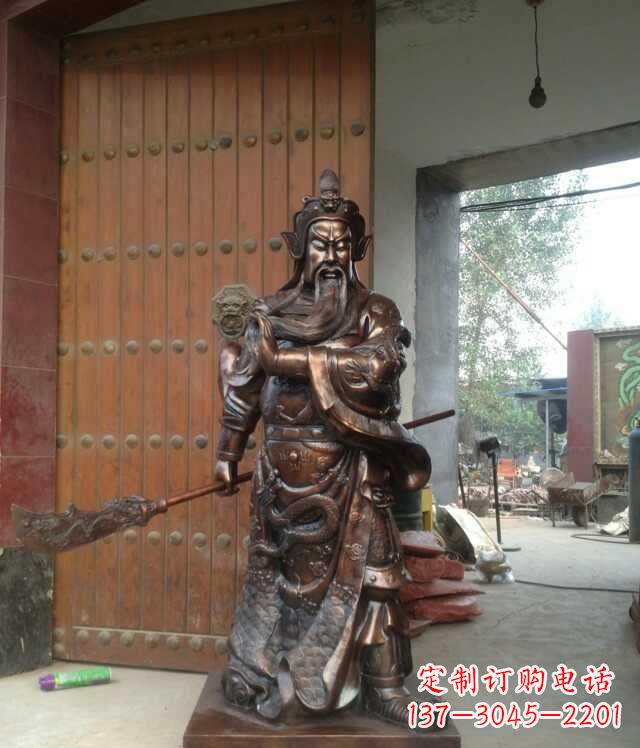 宁波铜雕关公像