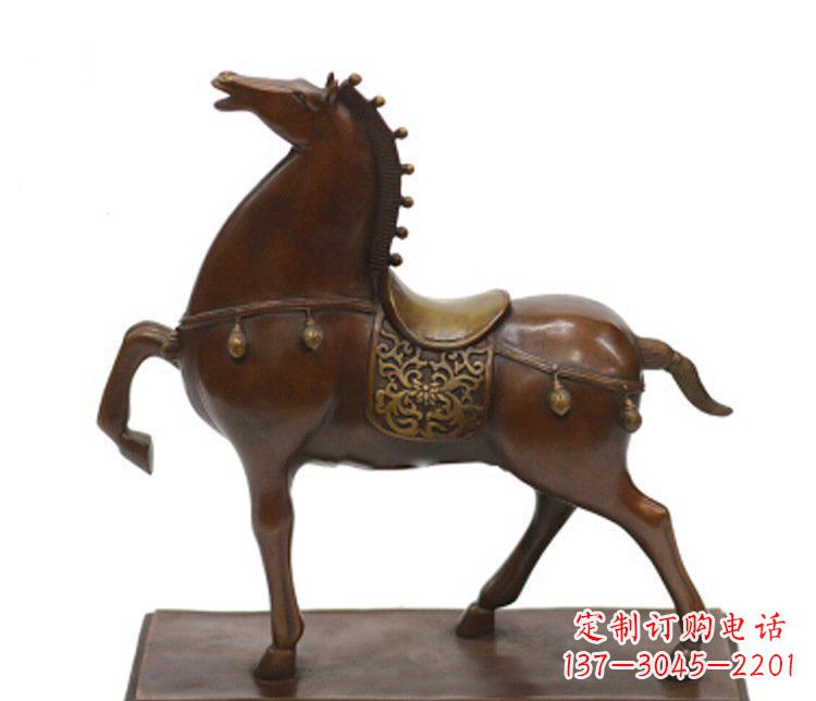 宁波铜雕广场动物马雕塑摆件