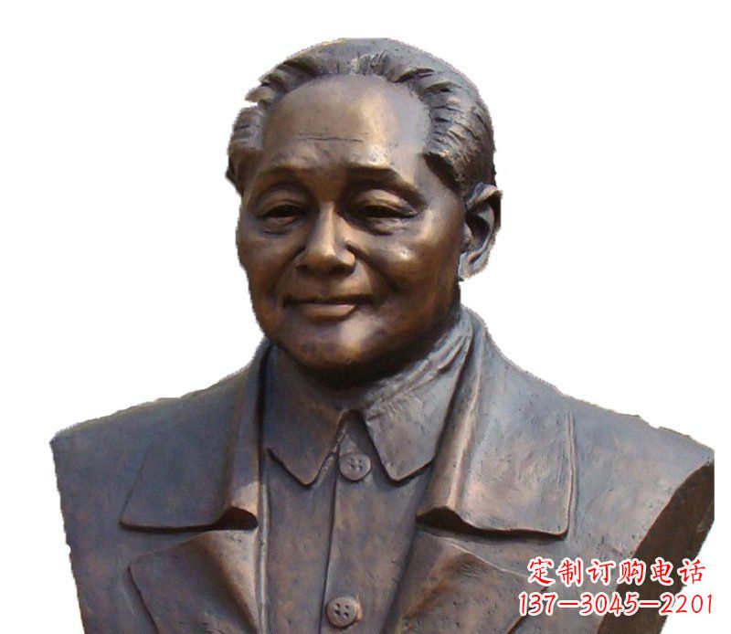 宁波铜雕广场纪念伟人邓小平雕塑