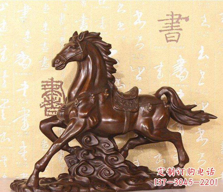 宁波铜雕户外园林动物马雕塑