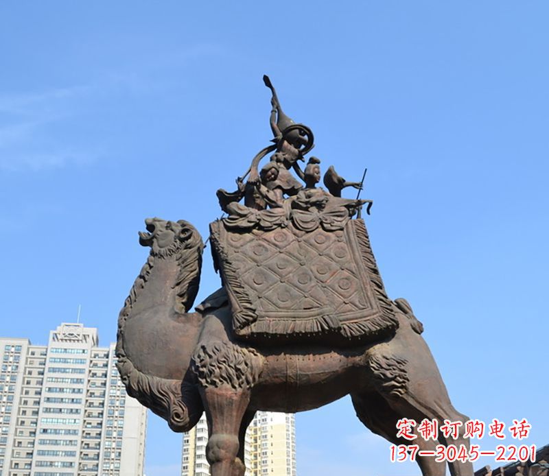 宁波铜雕骆驼
