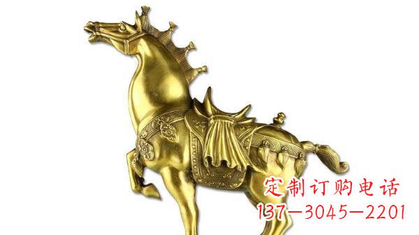 宁波铜雕马公园动物雕塑