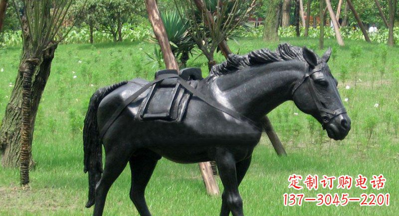 宁波铜雕马公园动物雕塑 (2)