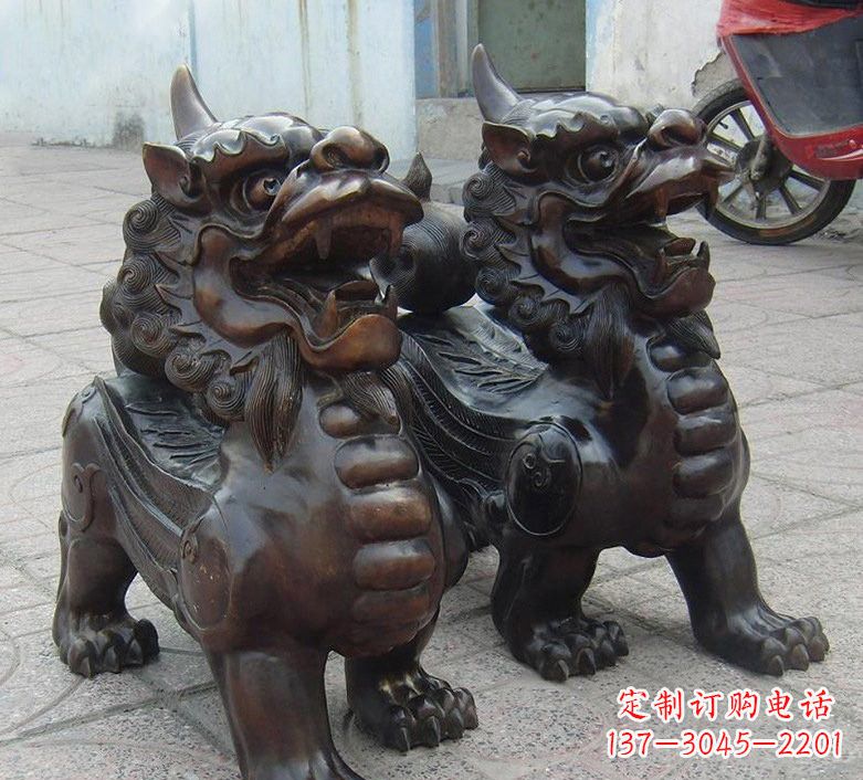 宁波铜雕门口招财貔貅