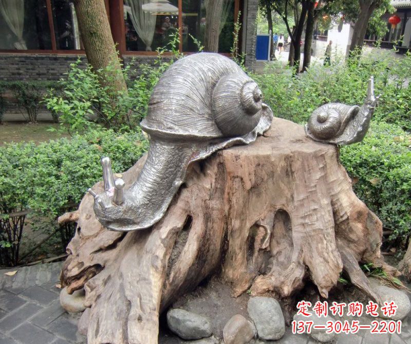 宁波铜雕母子蜗牛