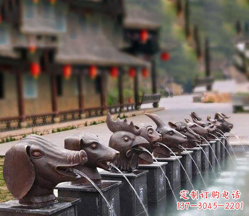 宁波铜雕喷泉