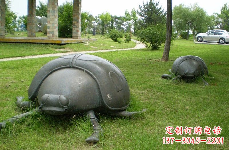 宁波铜雕七星瓢虫公园动物雕塑