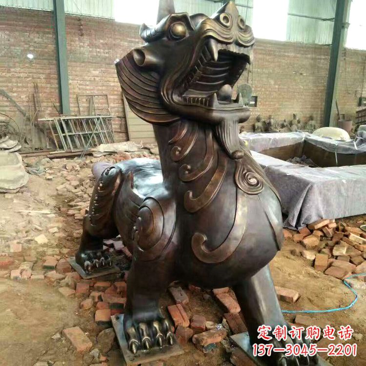 宁波铜雕貔貅镇宅辟邪