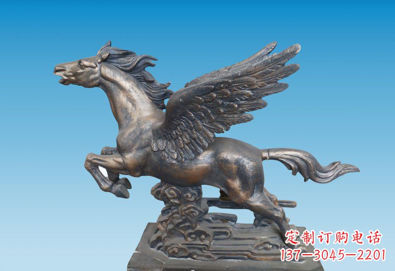 宁波铜雕企业飞马