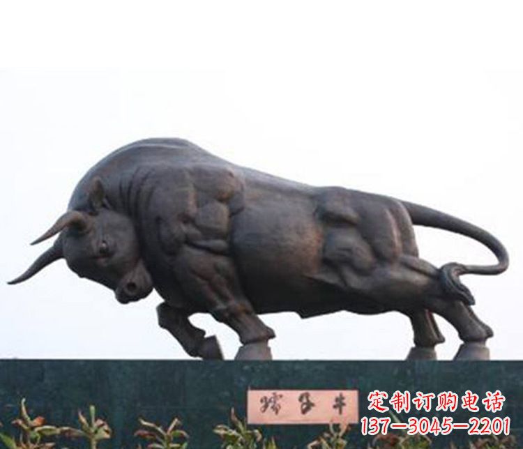 宁波铜雕孺子牛动物雕塑