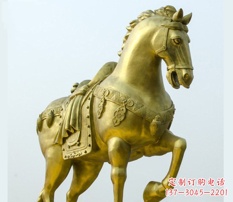 宁波铜雕商场招财动物马雕塑