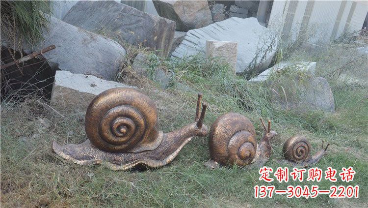 宁波铜雕蜗牛