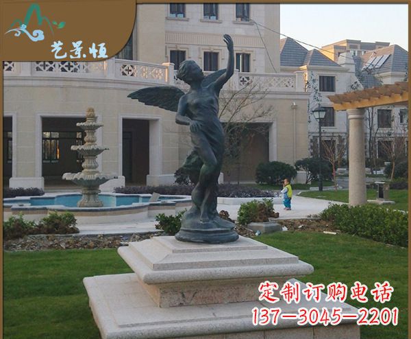 宁波铜雕西方天使人物雕塑1