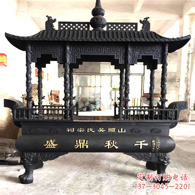 宁波铜雕香炉