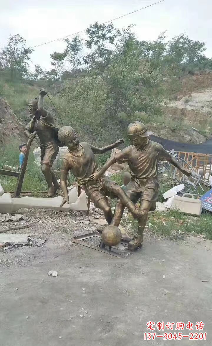 宁波铜雕小孩童趣人物雕塑