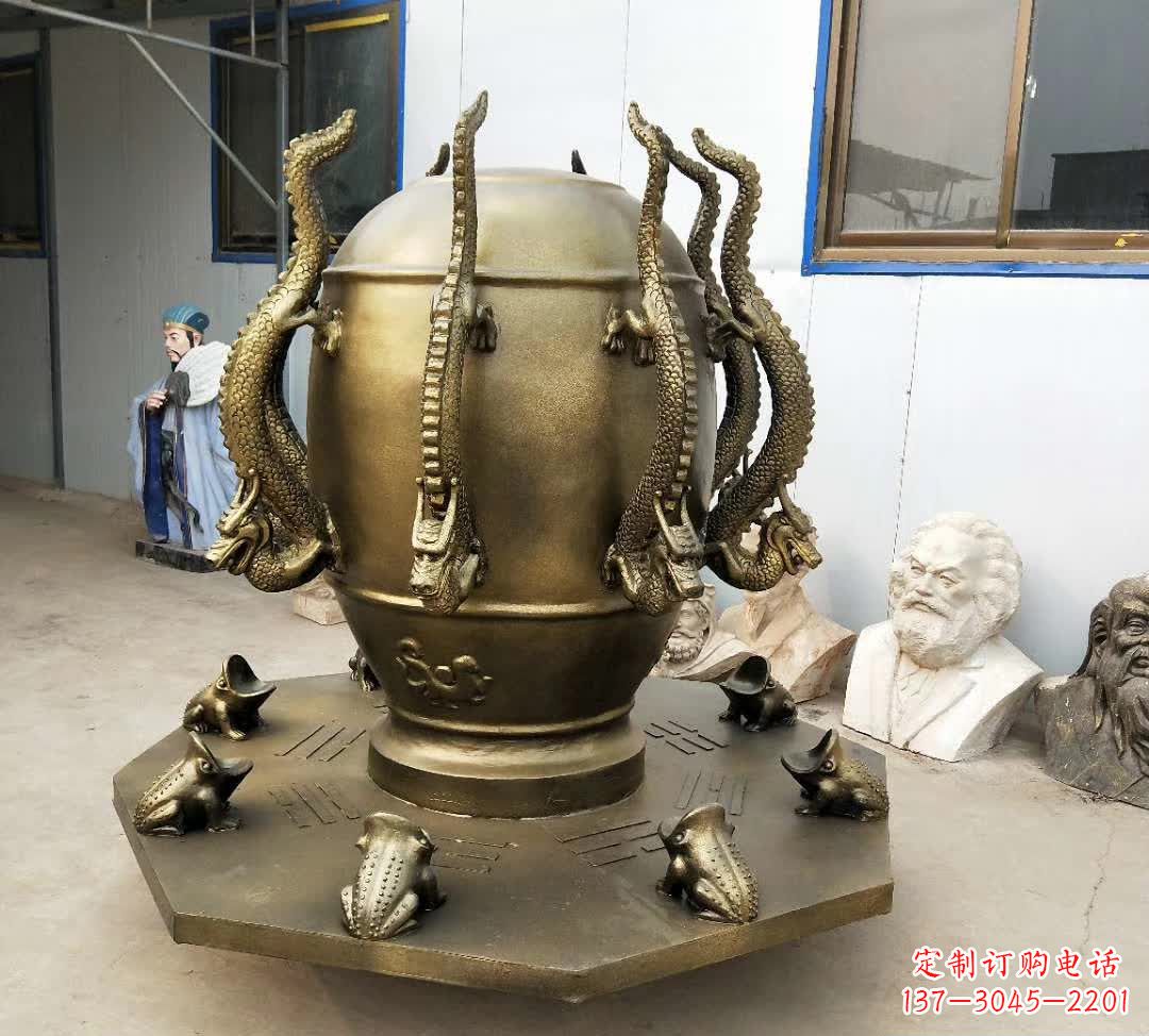 宁波铜雕校园景观地动仪