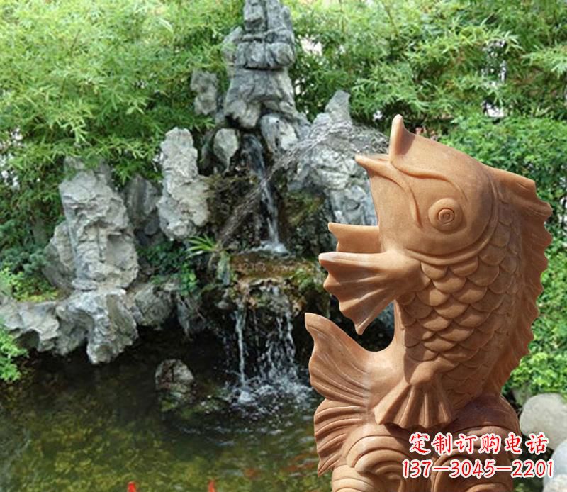 宁波晚霞红鲤鱼喷泉