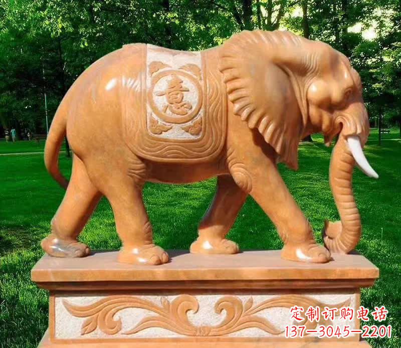 宁波晚霞红园林如意大象