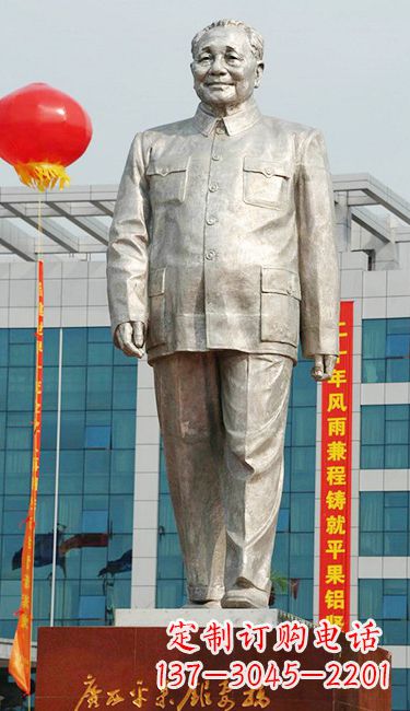 宁波伟人邓小平铜雕像